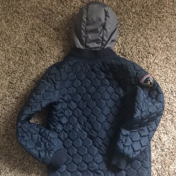 London Fog winter jacket. Normal wear. Beautiful color blue. - Picture 4 of 5